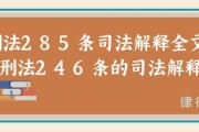 刑法285条司法解释全文,刑法246条的司法解释