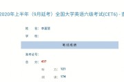 2020年12月英语六级成绩查询入口官网入口官网入口