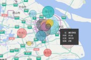 Power BI Desktop中抓取上海市各区的经纬度制作可视化地图