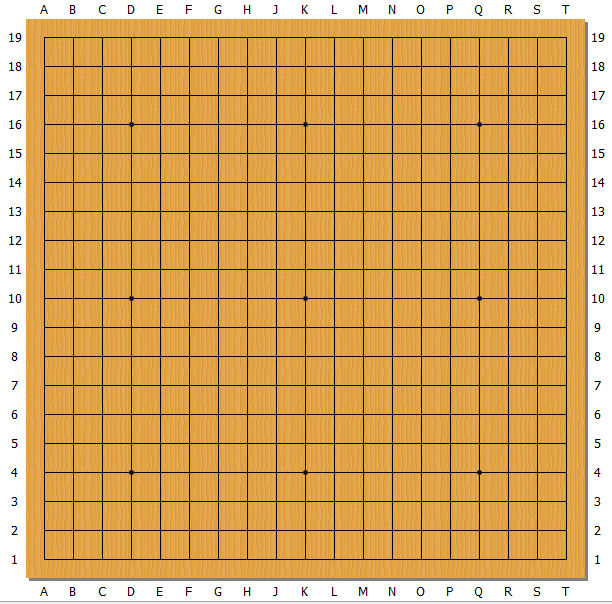 围棋棋盘上的九个小圆点被叫做_围棋认识棋盘线和星的教案_围棋棋盘纵横多少条线