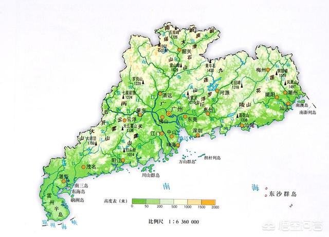 广东省的地理特征是什么？