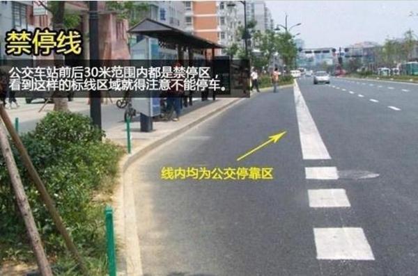 20种道路交通标志线图解，5分钟学会从此不违章！