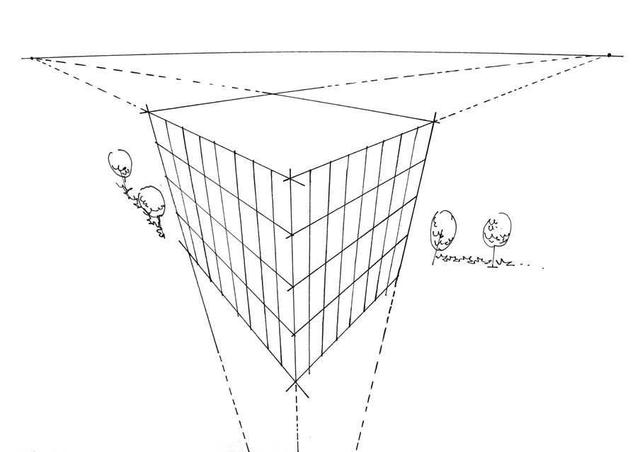 手绘透视法基础教学：不会画透视怎么办？分步骤图解教你画透视