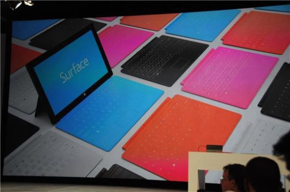 微软发布Surface平板电脑：搭载Win8系统