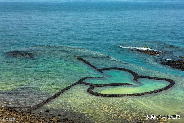 图解四种海岛：大陆岛、火山岛、珊瑚岛、冲积岛