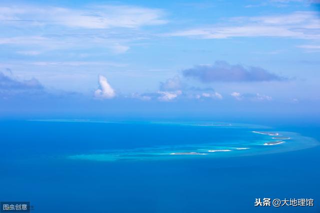 图解四种海岛：大陆岛、火山岛、珊瑚岛、冲积岛