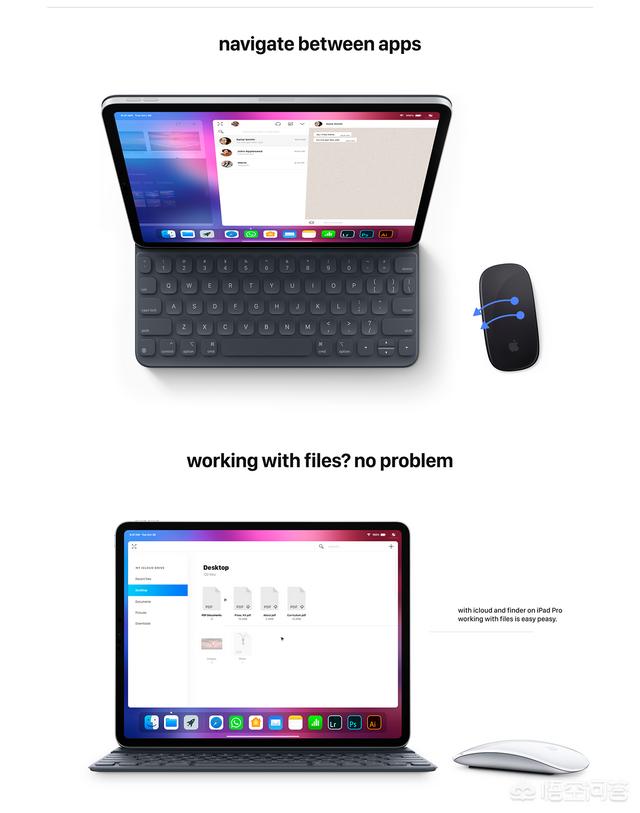 如何看待iPad Pro可能将搭配鼠标使用这一功能？