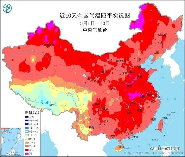 冷空气返场！立春以来最大规模雷电来袭 超10省区市将现雷声