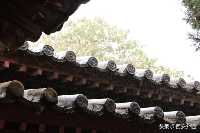 一场雨，让青龙寺变成了另一番模样