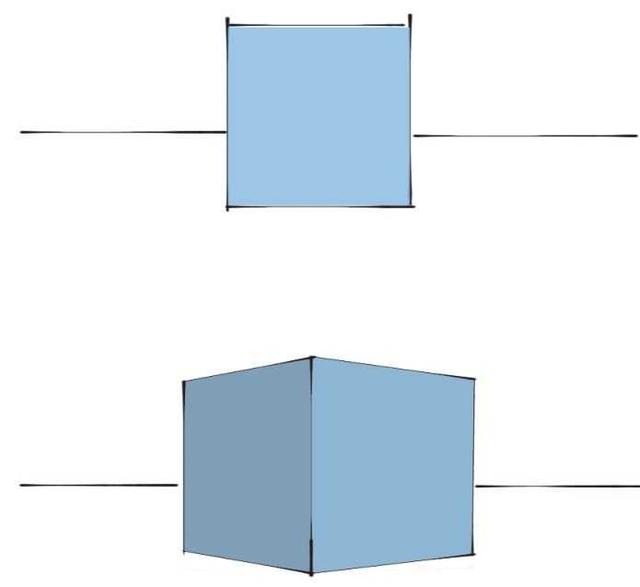 两点透视基础教学：不会画透视怎么办？图解示范教你，一看就会
