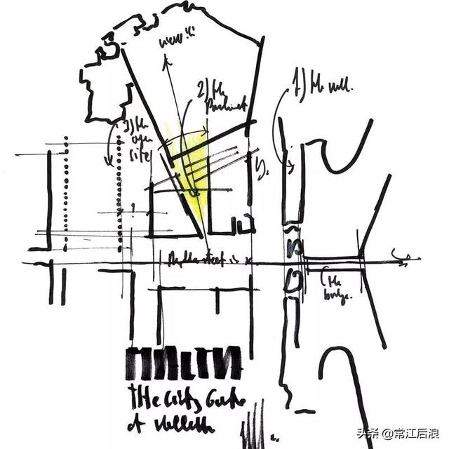 建筑大师的原始手稿草图 · 100张（一）