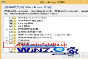 Windows8系统卸载media player的方法