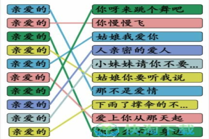 《汉字找茬王》连出全部亲爱的歌通关攻略亲爱的歌