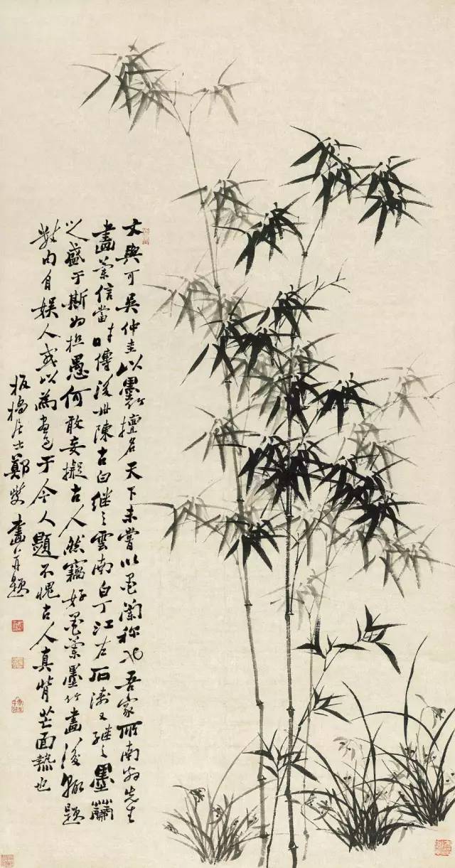 郑板桥竹子的诗大全解释_板桥郑燮竹子字画真迹_郑板桥竹子诗