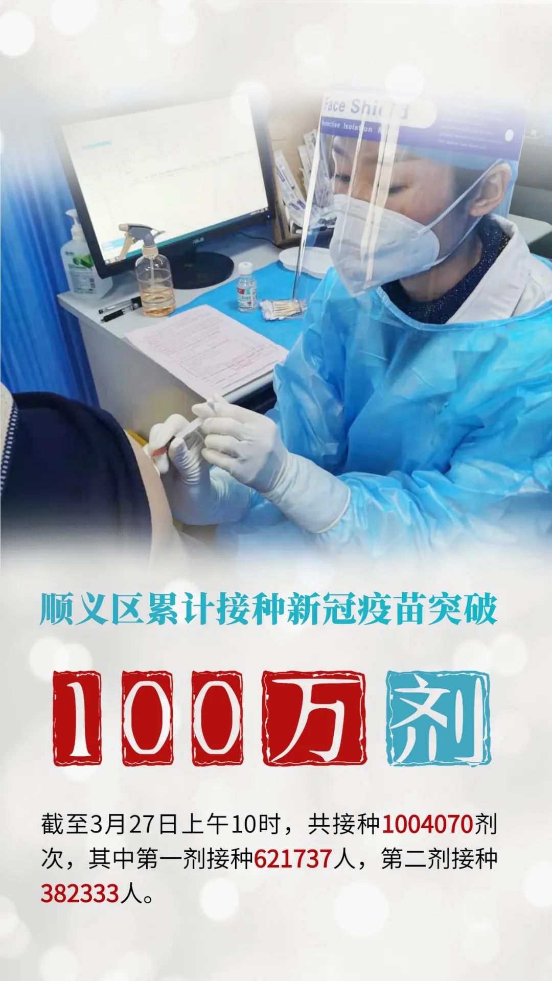 顺义区新冠疫苗累计接种量突破100万剂次（附接种门诊地址及联系方式）